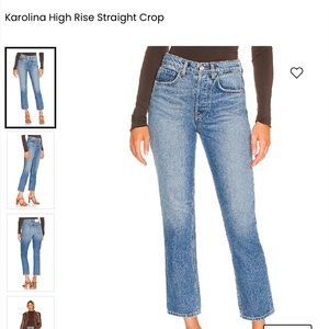 GRLFRND The Karolina. High Rise Straight Crop.